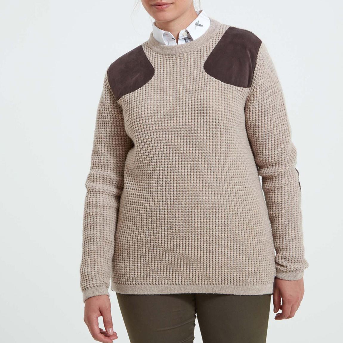 Beige Gairloch Wool Blend Jumper main product photo