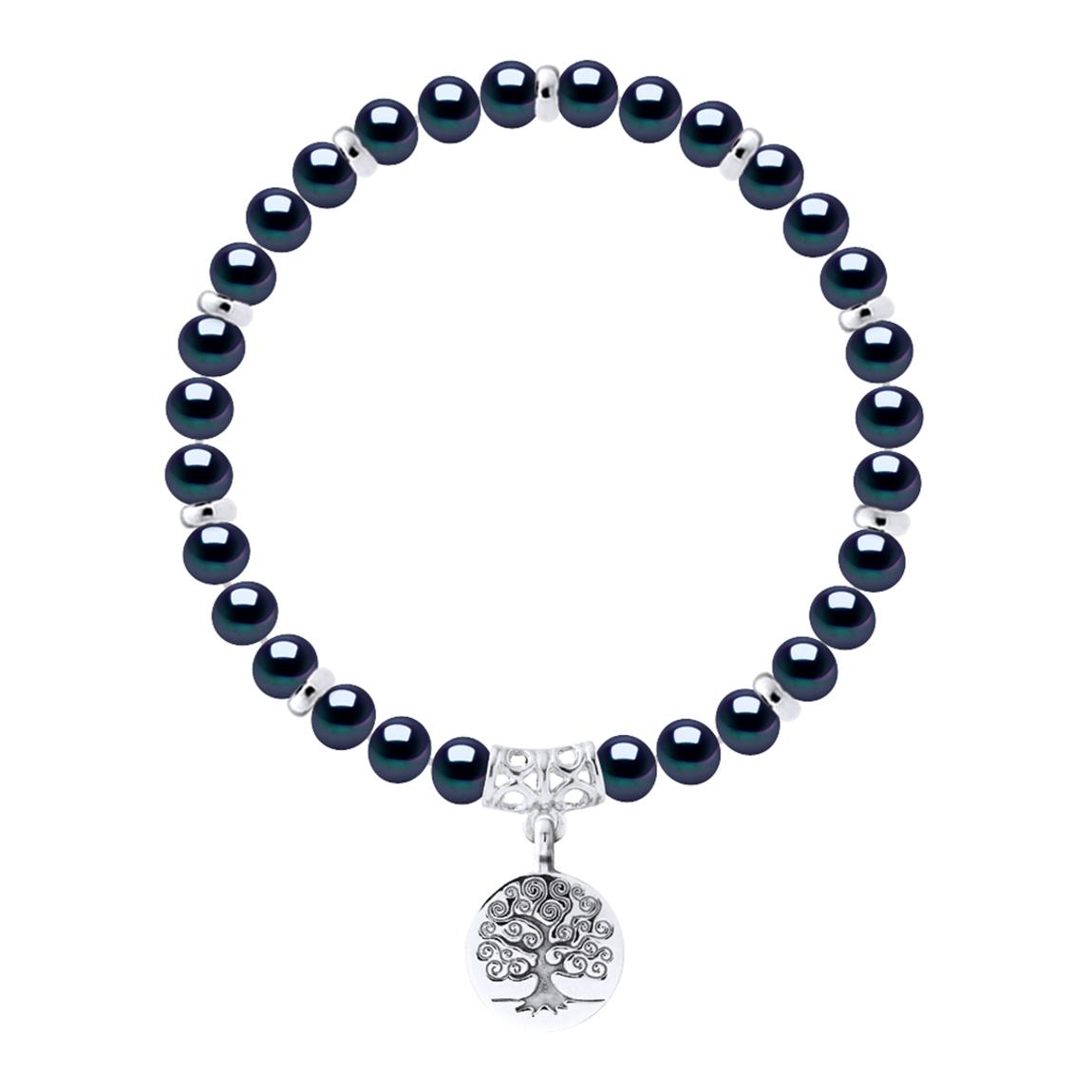 Black Tahiti Lucky Charm Tree Of Life Bracelet main product photo