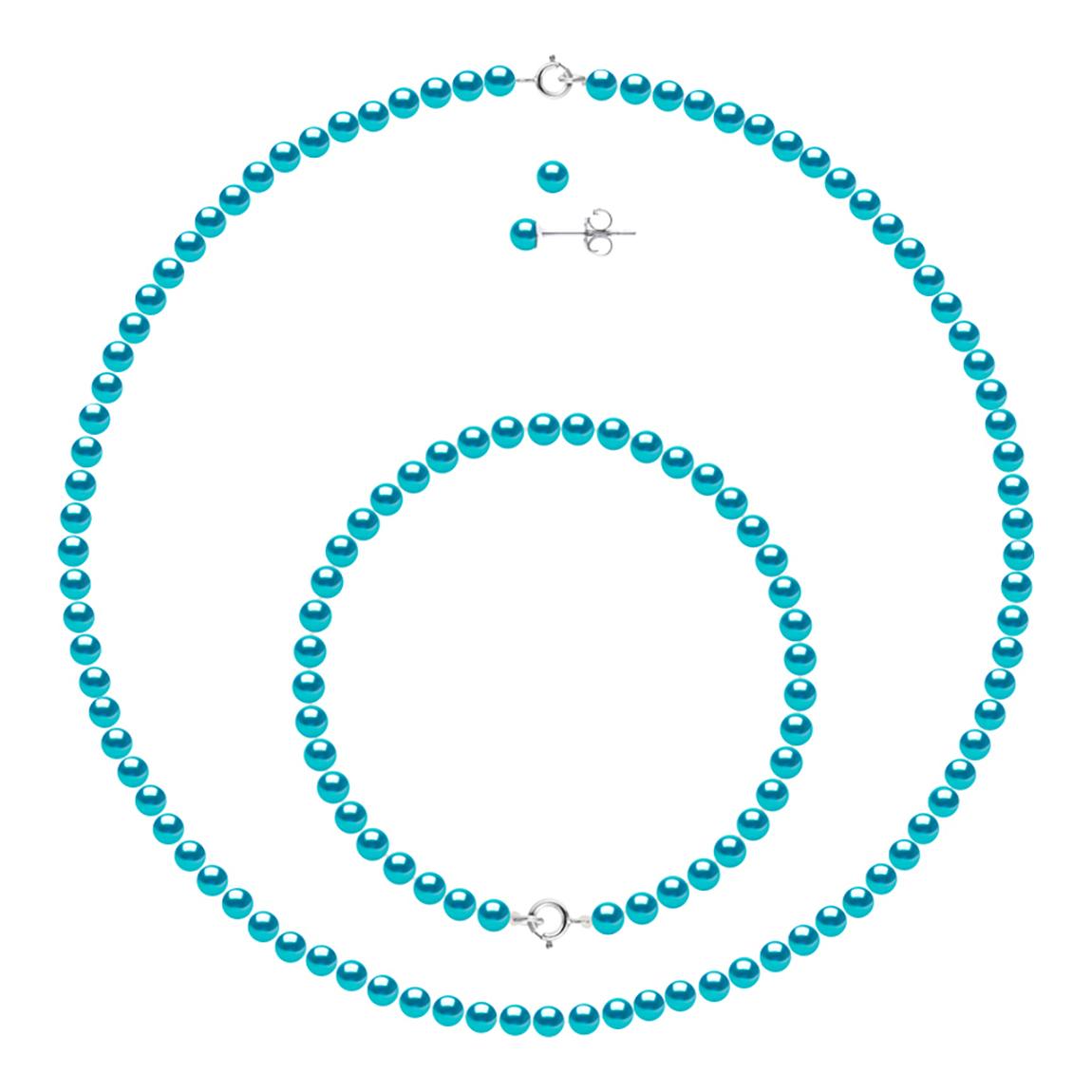 Turquoise Complete Necklace, Earrings And Bracelet Set main product photo
