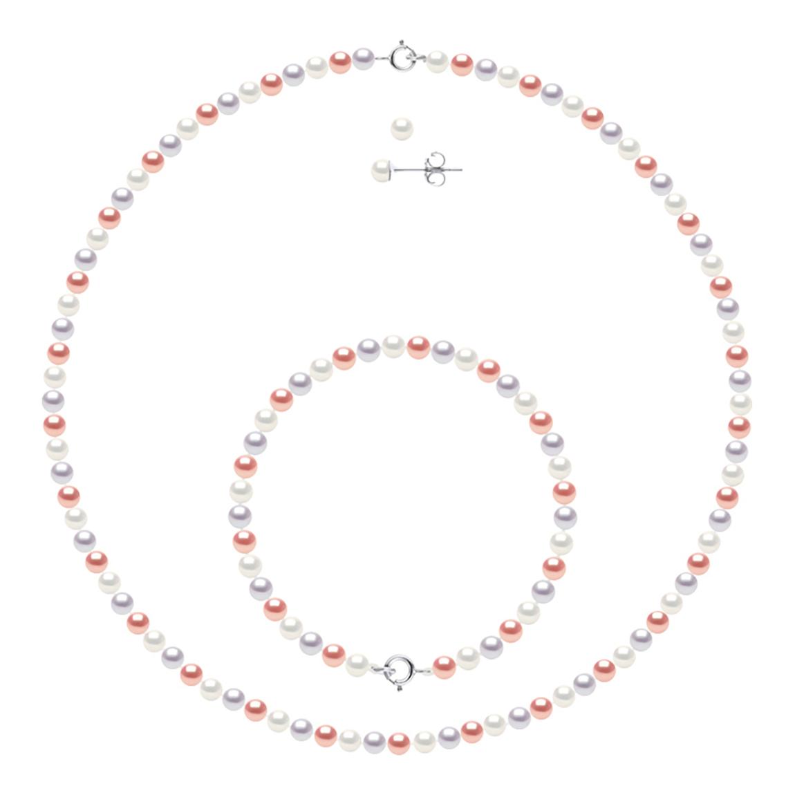 Multicolour Complete Necklace, Earrings And Bracelet Set main product photo