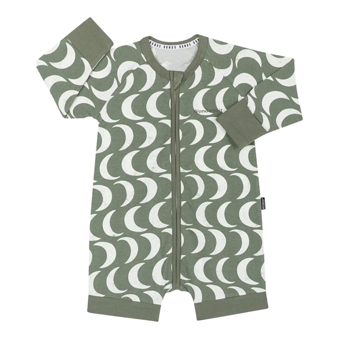 Khaki Cotton Zip Romper main product photo