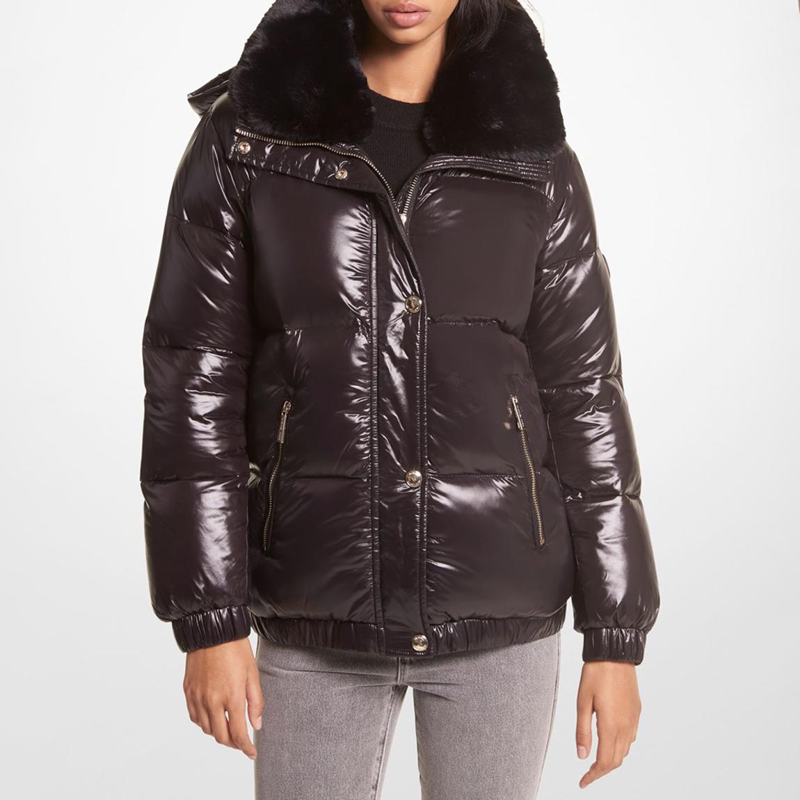 Black Short Puffer Jacket main product photo