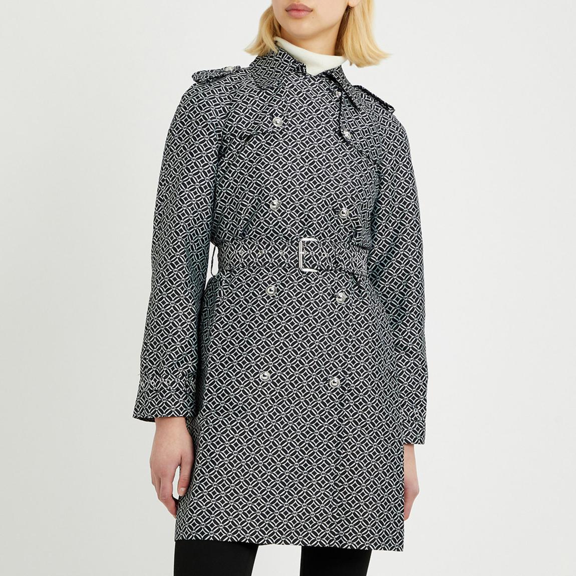 Multi MK Printed Trench Coat main product photo
