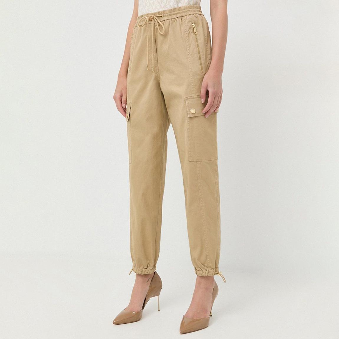 Beige Cargo Cotton Trouser main product photo