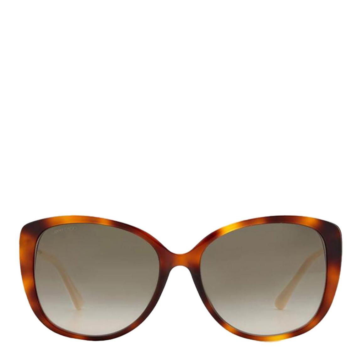 Women's Brown Gradient Jimmy Choo Sunglasses 57mm main product photo