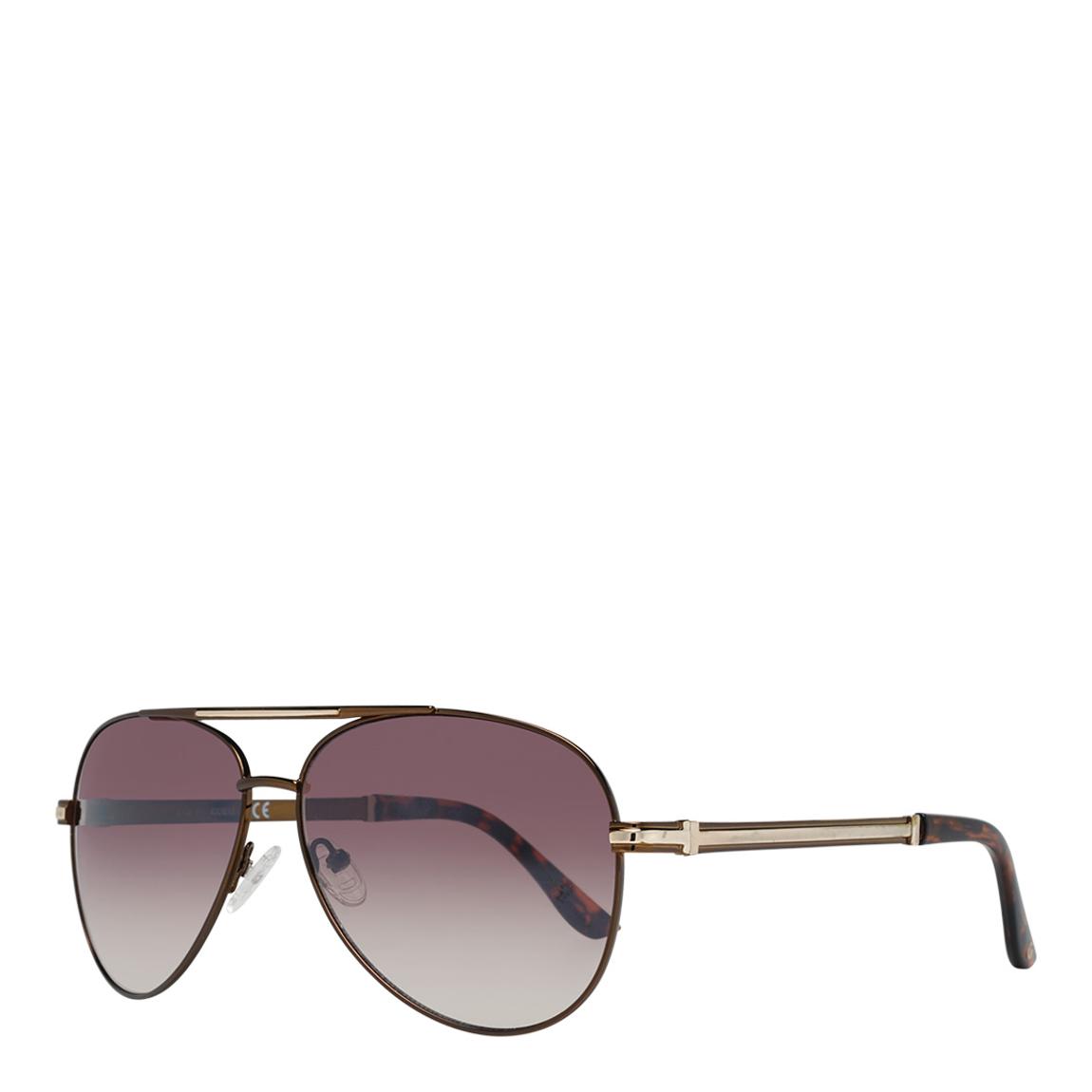 Men's Bronze/Brown Gunmetal Guess Sunglasses 61mm main product photo
