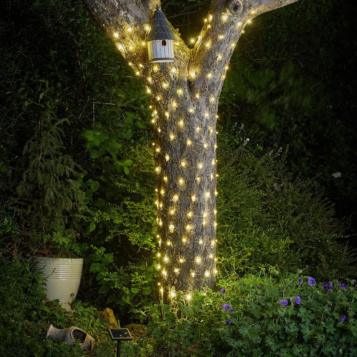 Set Of 200 Ultra Firefly Solar String Lights, Warm White main product photo