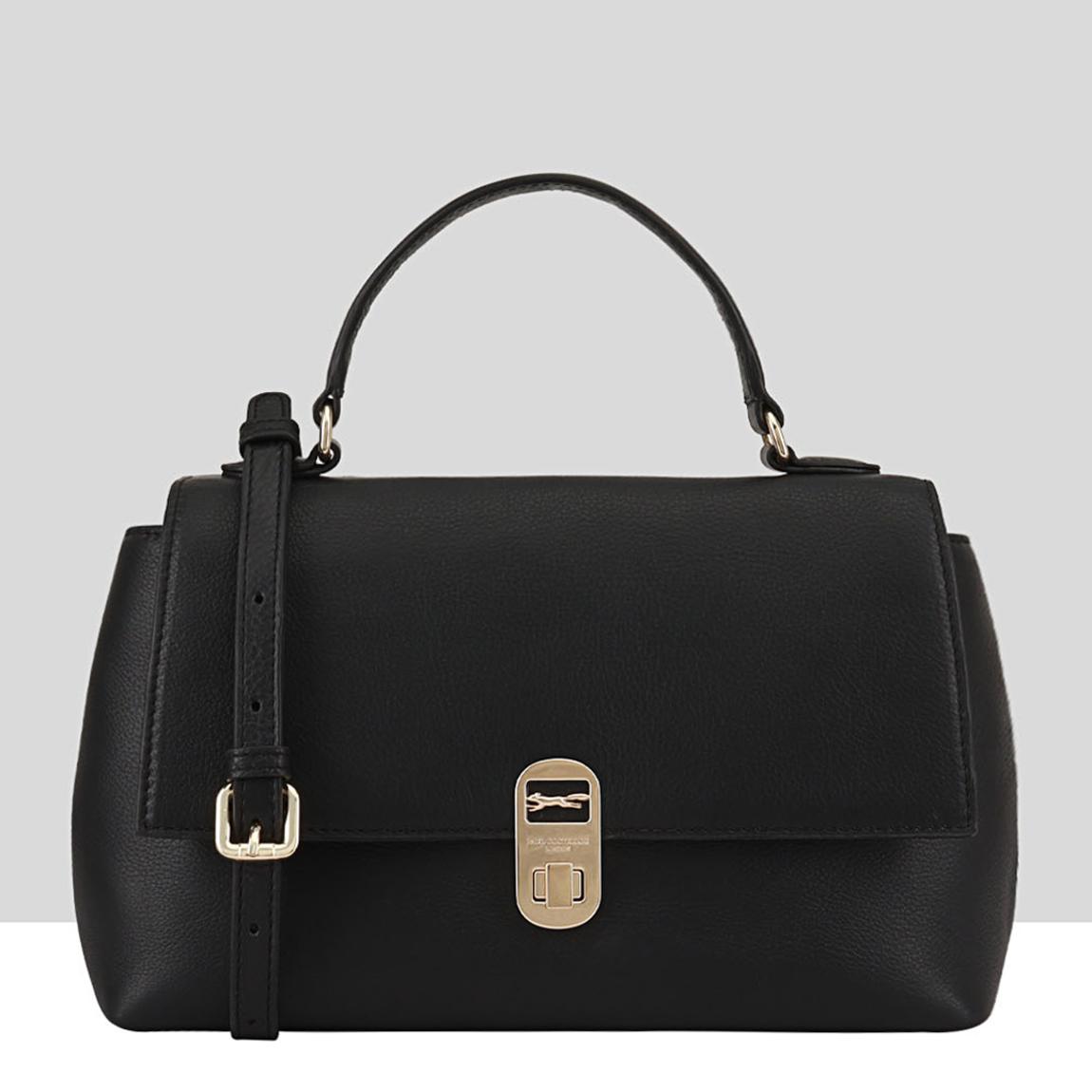 Black Sava Leather Handbag main product photo