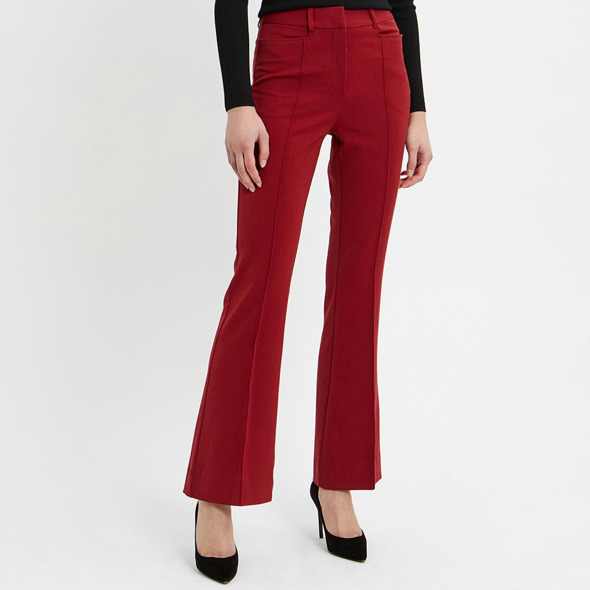 Red Jennifer Flared Trousers main product photo