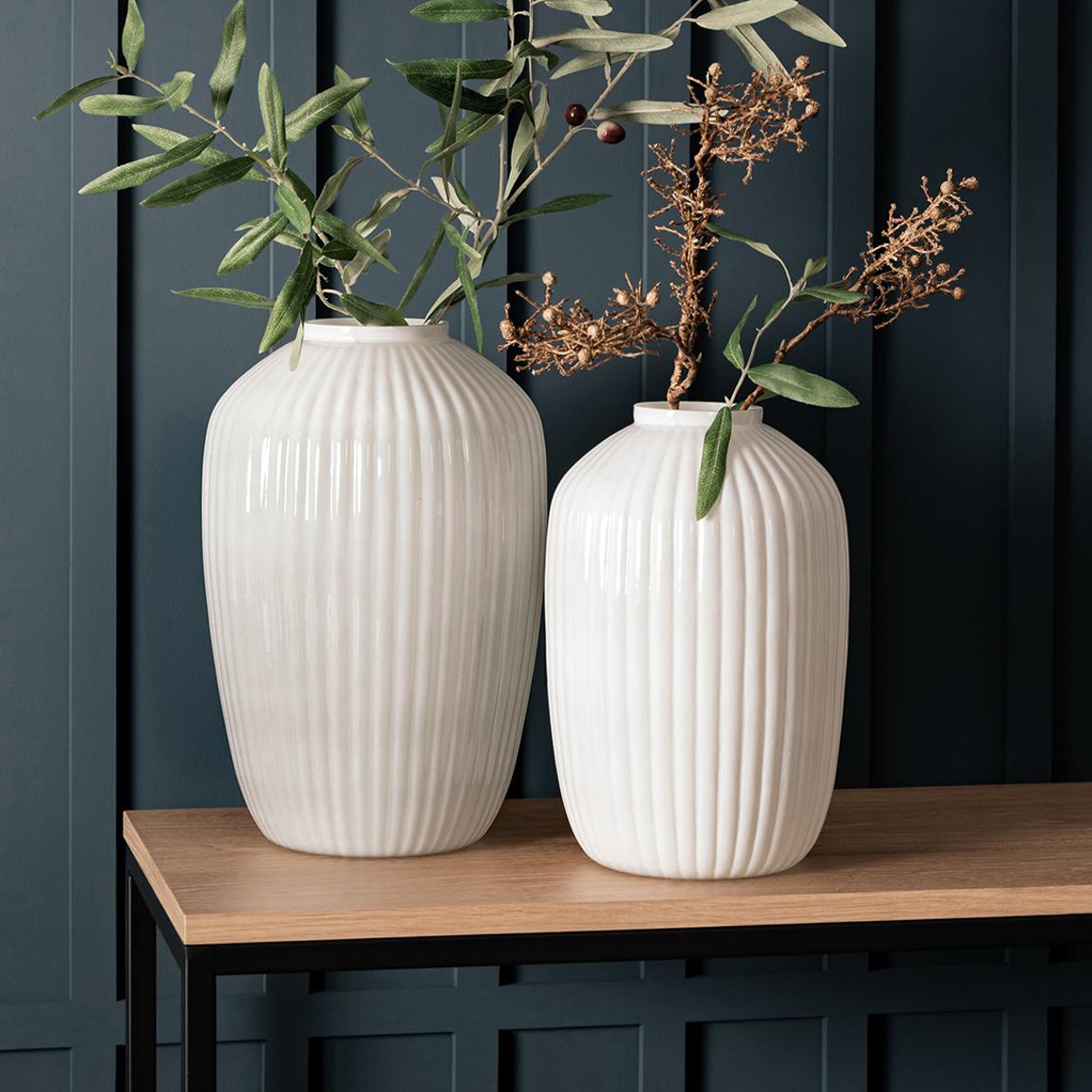 Fjord Medium Vase, White main product photo
