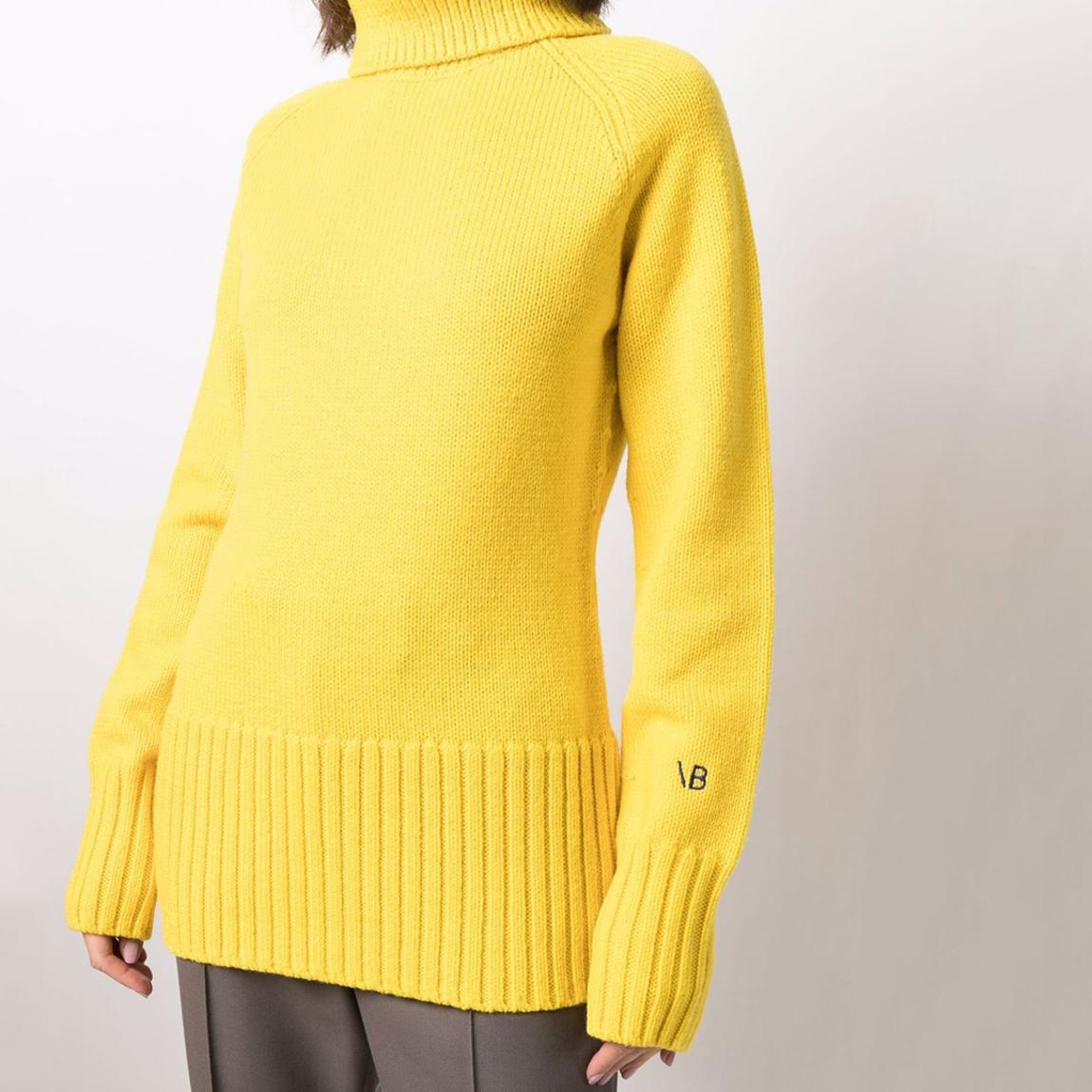 Yellow Turtle Neck Jumper main product photo