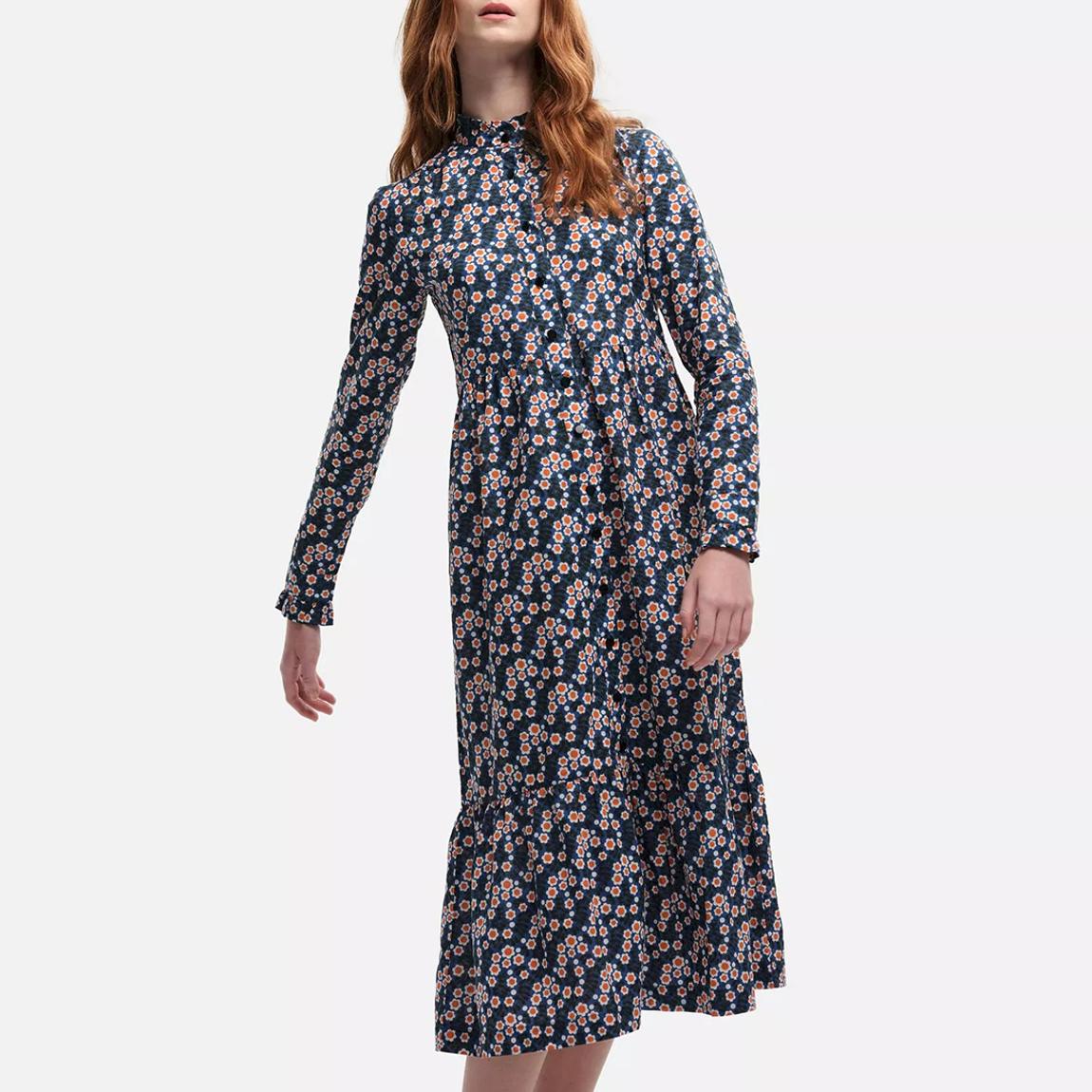 Navy Orla Kiely Cotton Dress main product photo