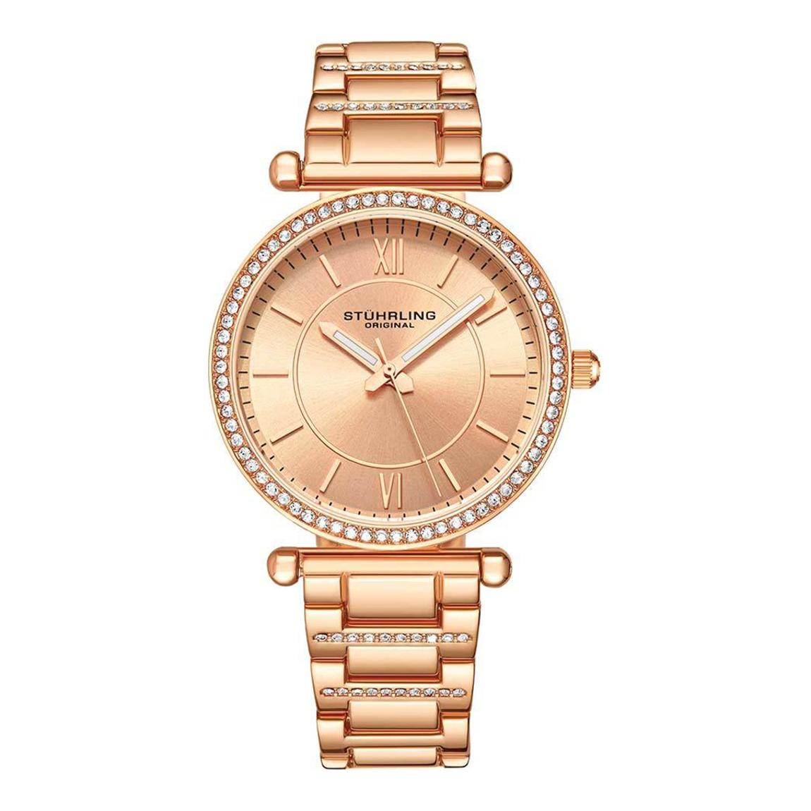 Women's Silver/Rose Aria Quartz Crystal Watch 36mm main product photo