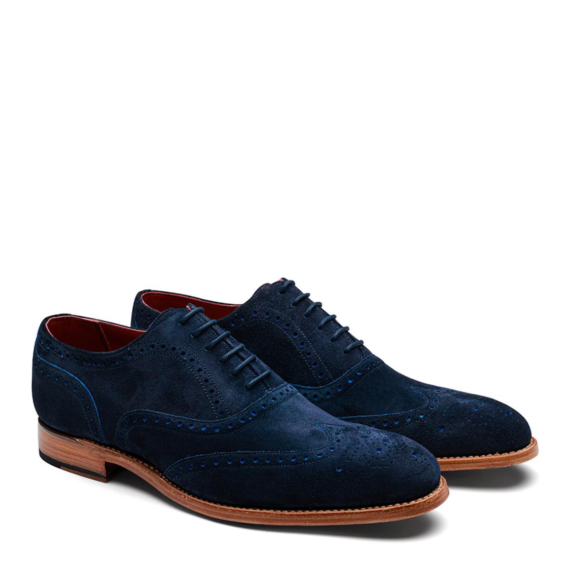 Navy Suede Brando 2 Oxford Shoe main product photo