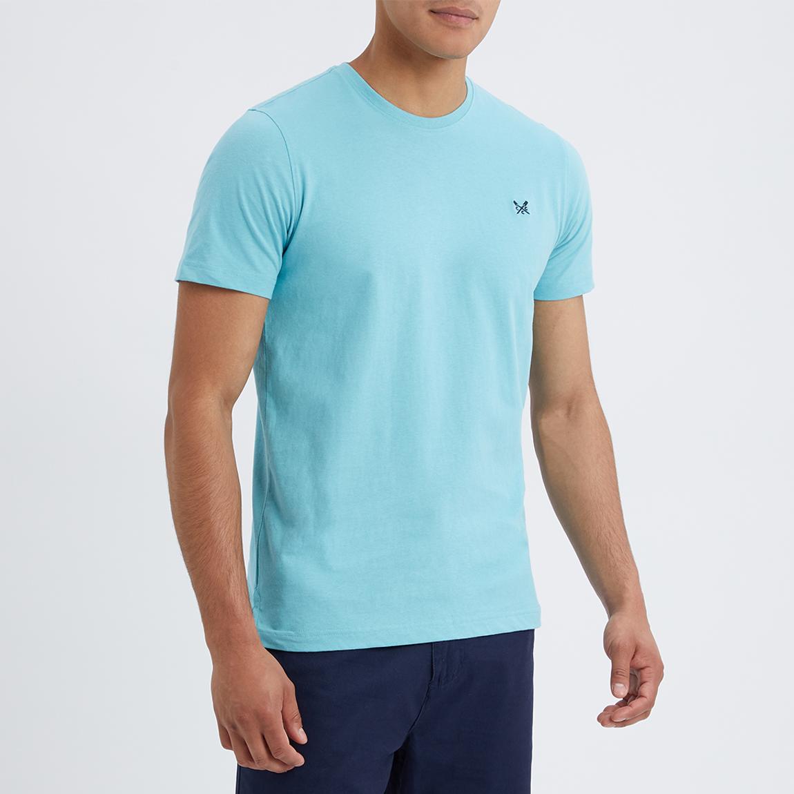Sky Blue Crew Neck Tee main product photo