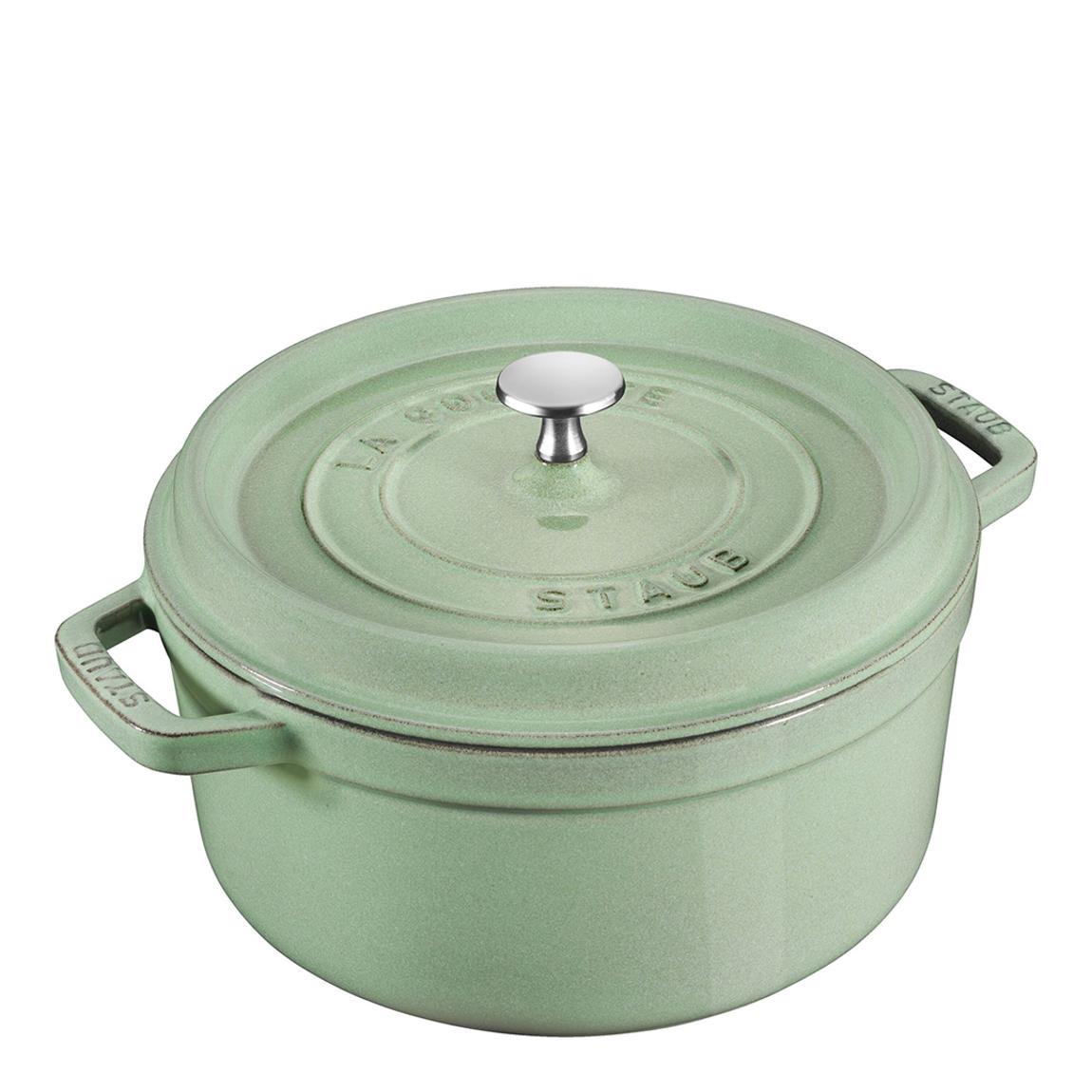 Sage Round Cast Iron Cocotte, 28cm main product photo