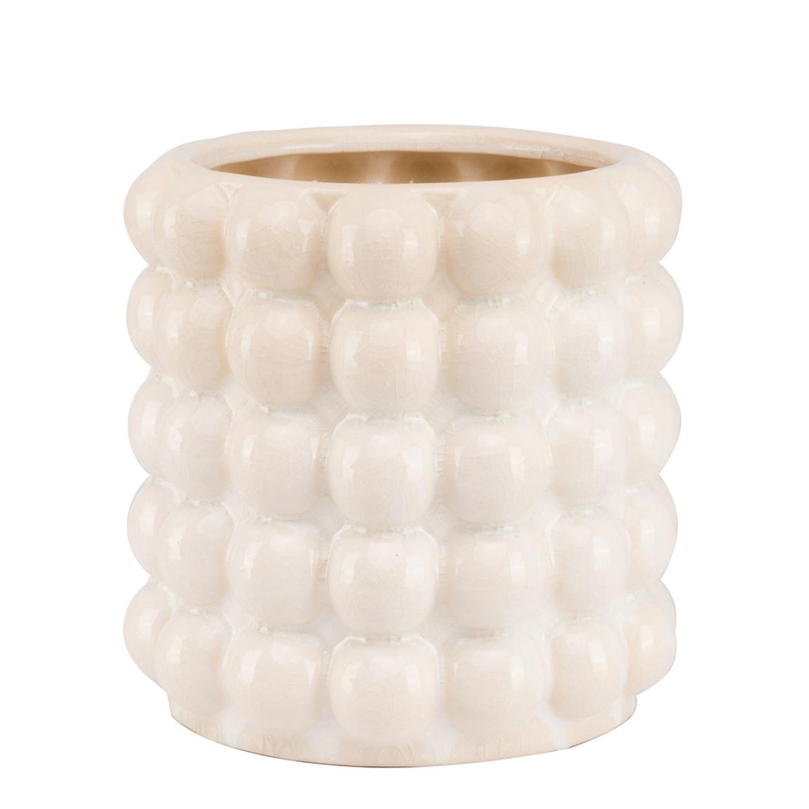 Seville Collection Large Cream Bubble Planter main product photo