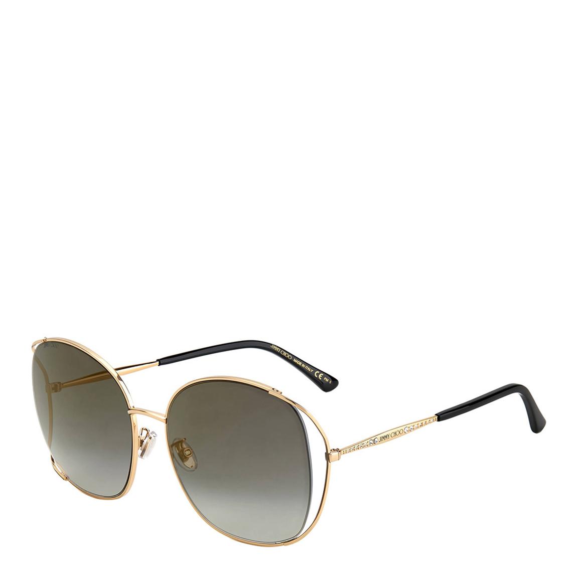 Women's Gold Tinka Jimmy Choo Sunglasses 61mm main product photo