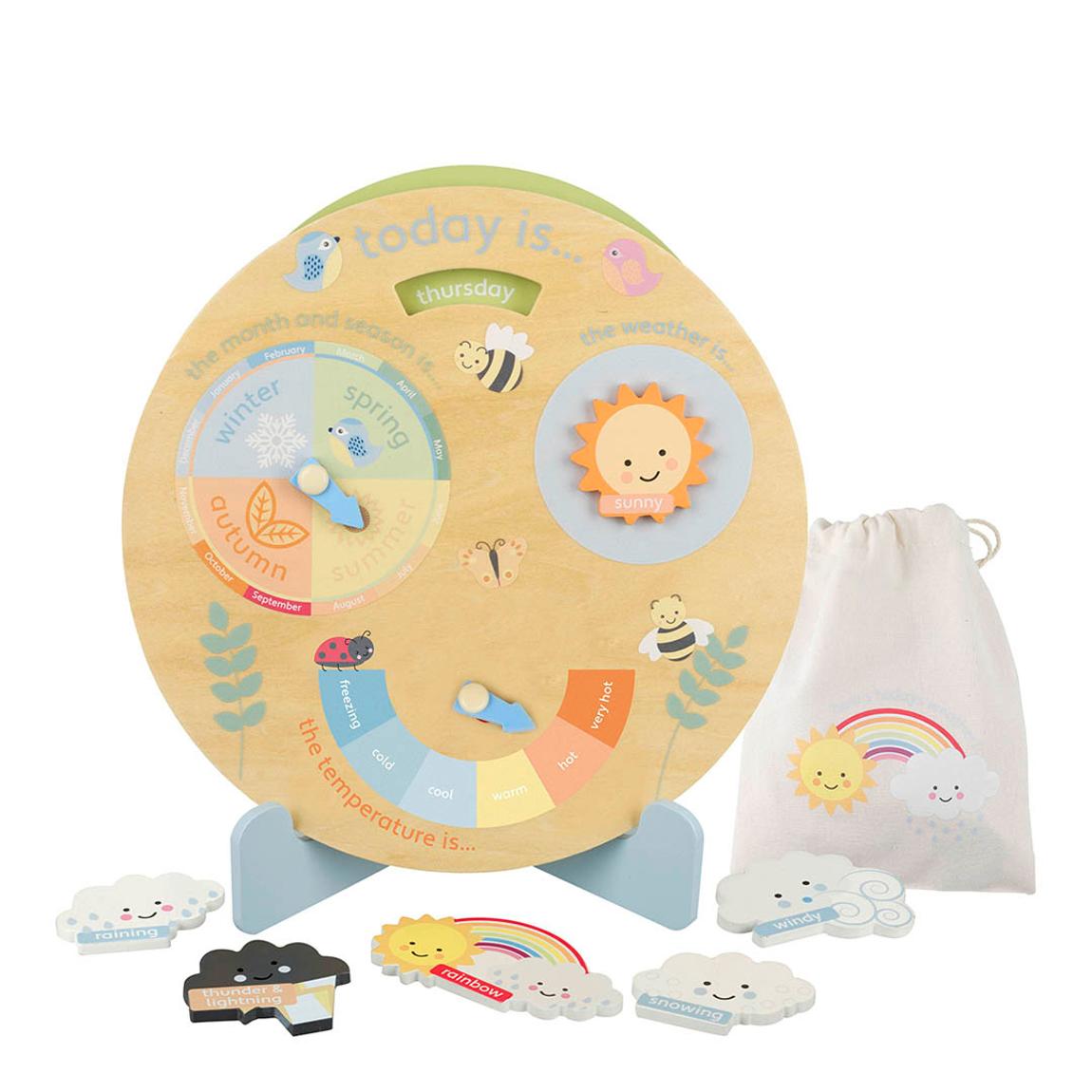 Spring Garden Weather Clock main product photo