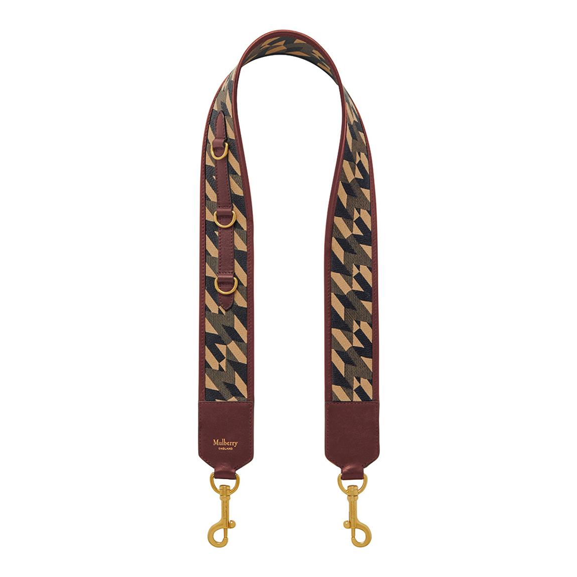 Crimson Monogram Bag Strap main product photo