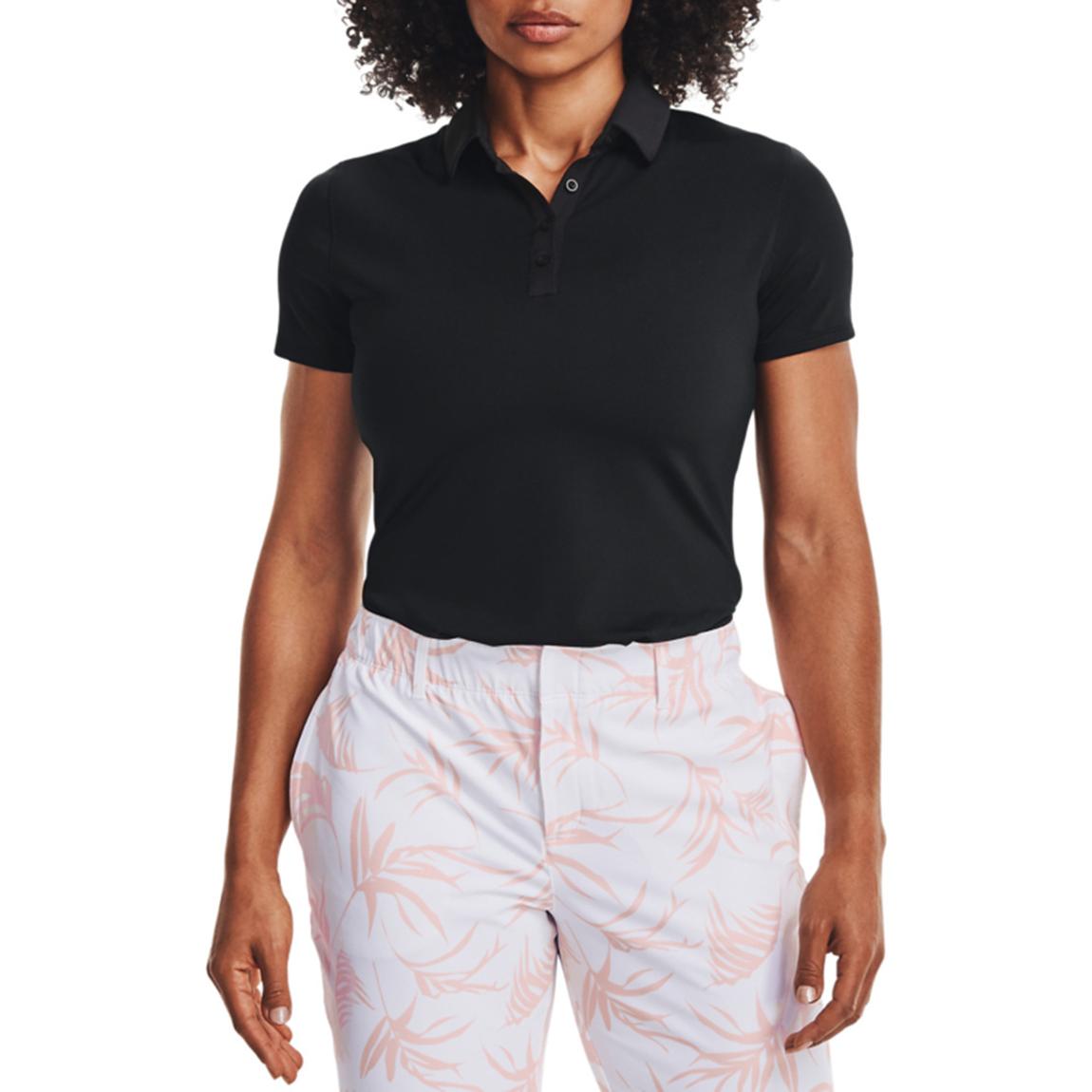 Black Zinger Stretch Golf Polo Shirt main product photo