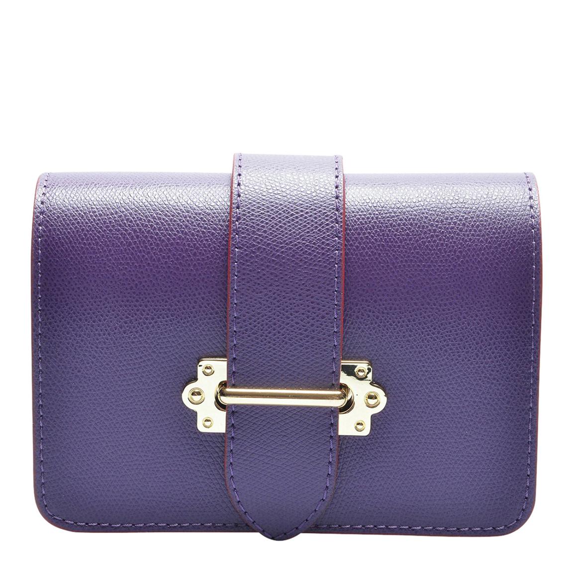 Purple Leather Waist Bag main product photo