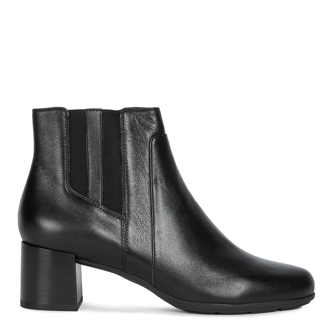 Black Annya Nappa Ankle Boots main product photo