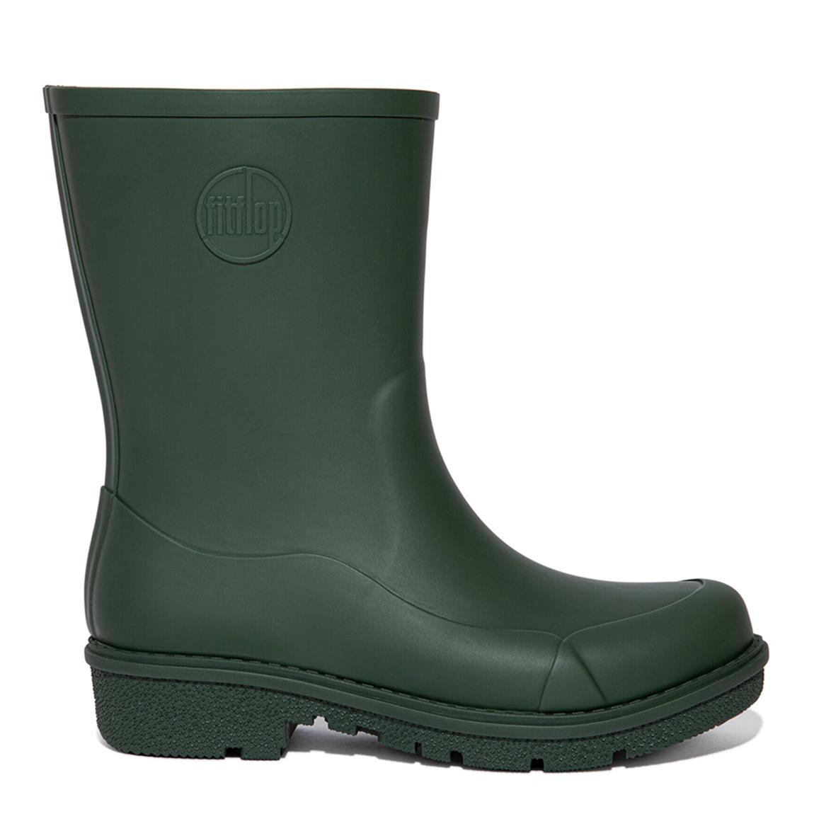 Deep Green Wonderwelly Short Wellington Boots main product photo