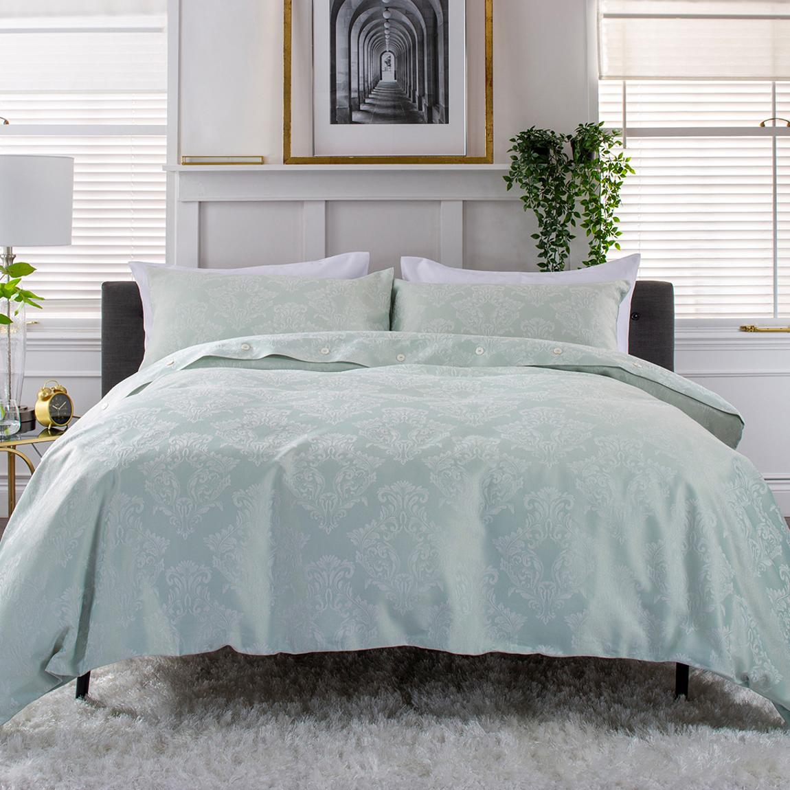 Versailles King Duvet Set, Duckegg / Ecru main product photo