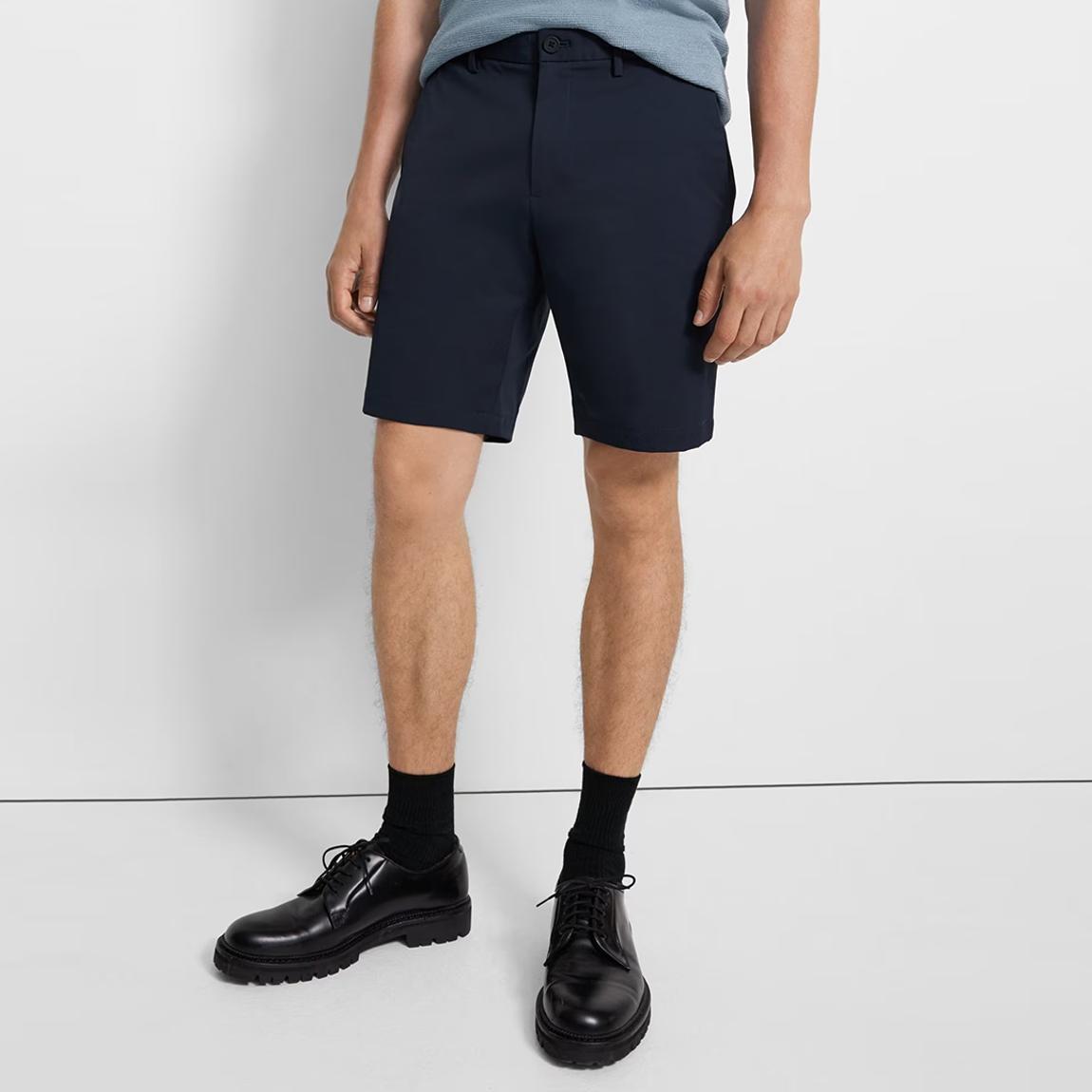 Navy Zaine Shorts main product photo