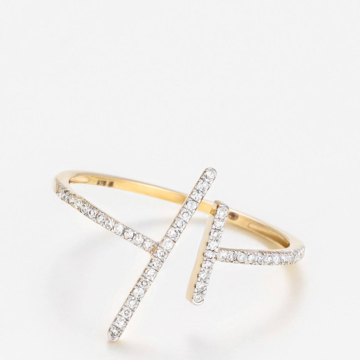 Gold Asymmetric Ring main product photo