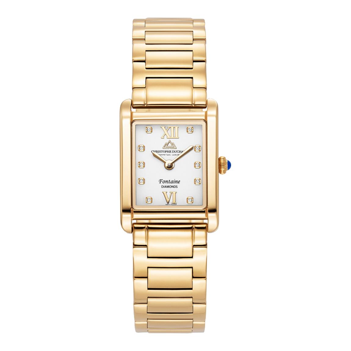 Women's Fontaine White & Gold Watch 21mm main product photo