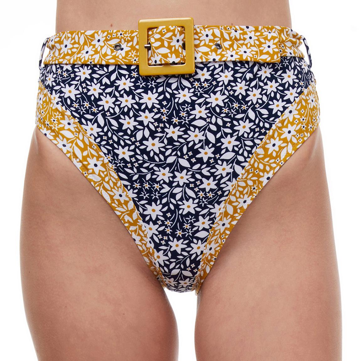 Navy Gold Bikini Bottom main product photo