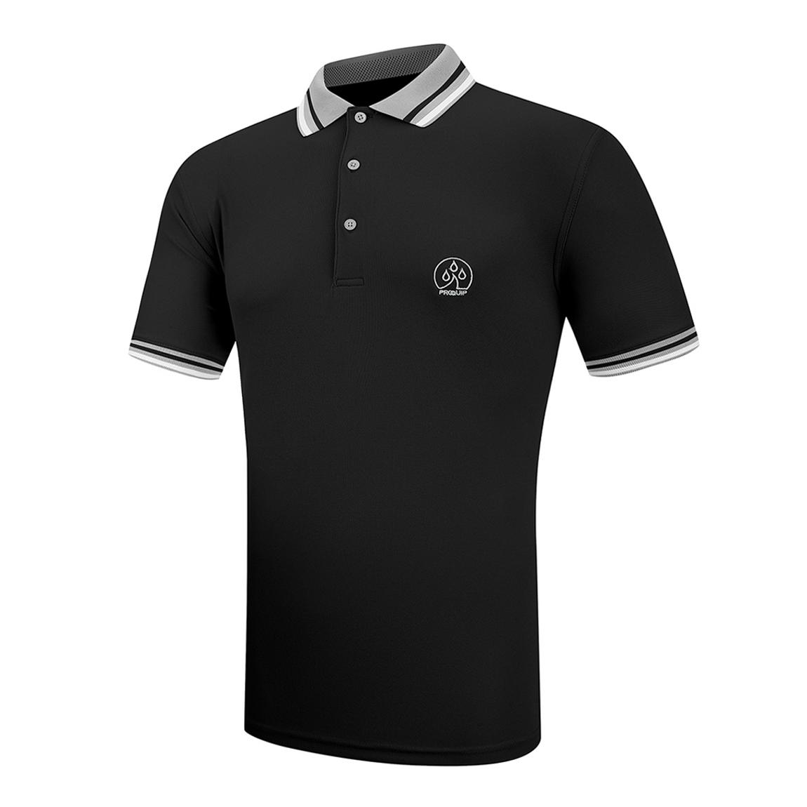 Black ProQuip Contrast Polo Shirt main product photo