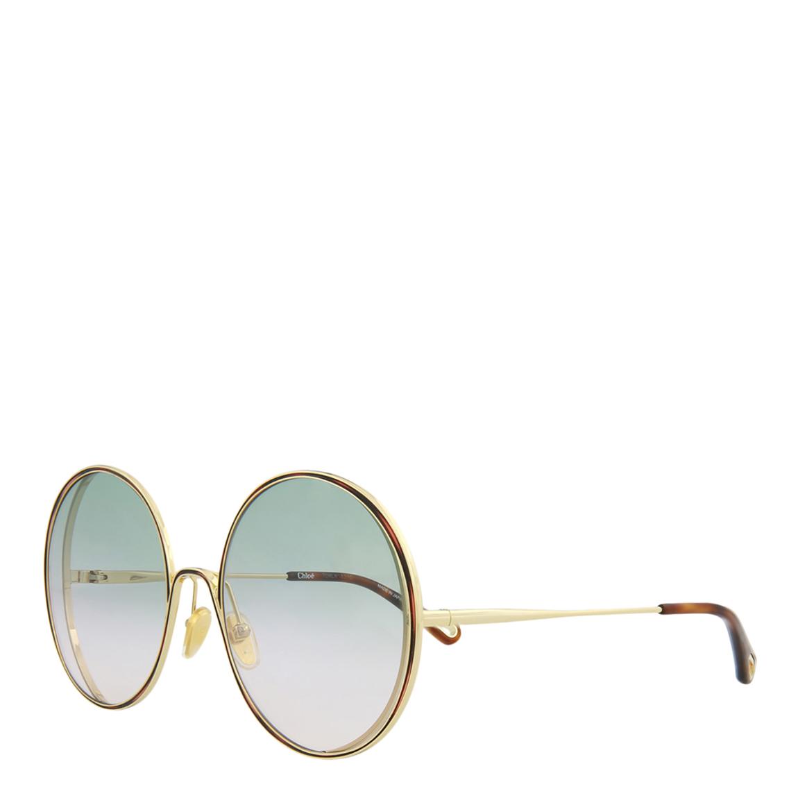 Womens Chloe Gold Sunglasses 61mm main product photo