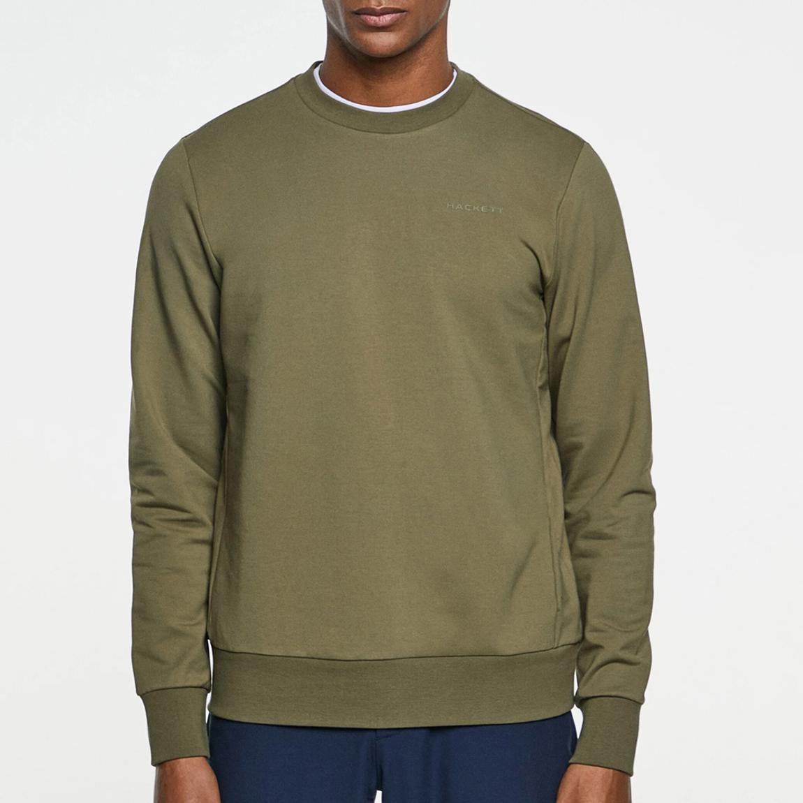 Khaki Essential Cotton Blend Sweatshirt main product photo