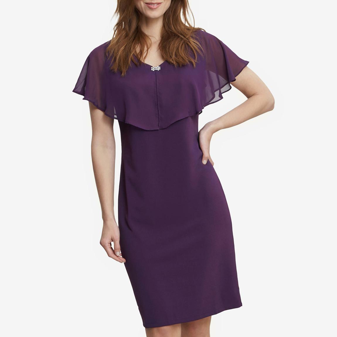 Plum Devlyn V Neck Dress main product photo