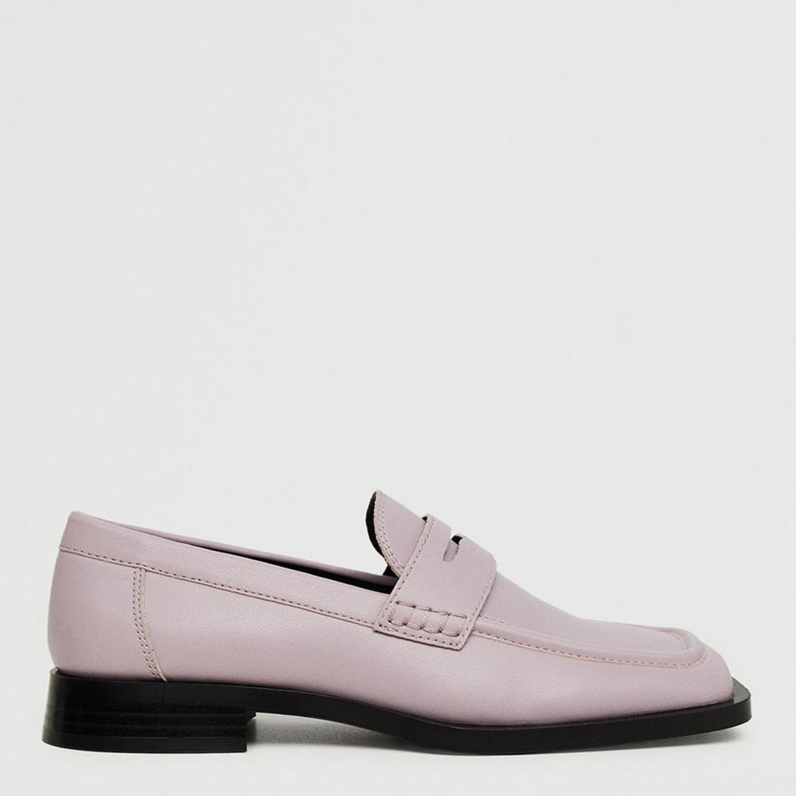 Lilac Square Toe Loafers main product photo