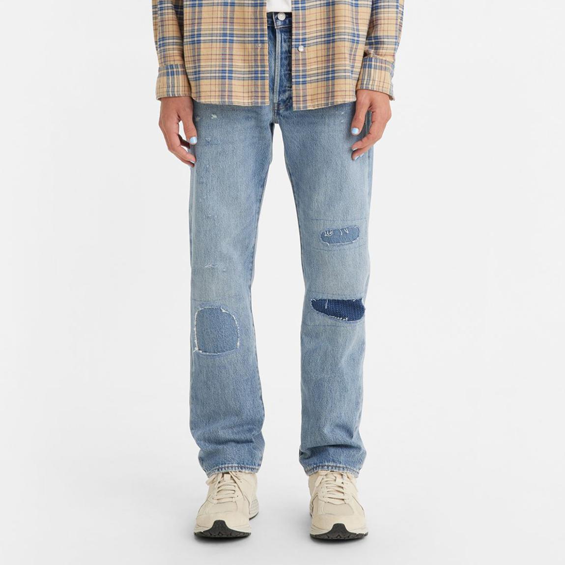 Light Blue 501® Patchwork Jeans main product photo