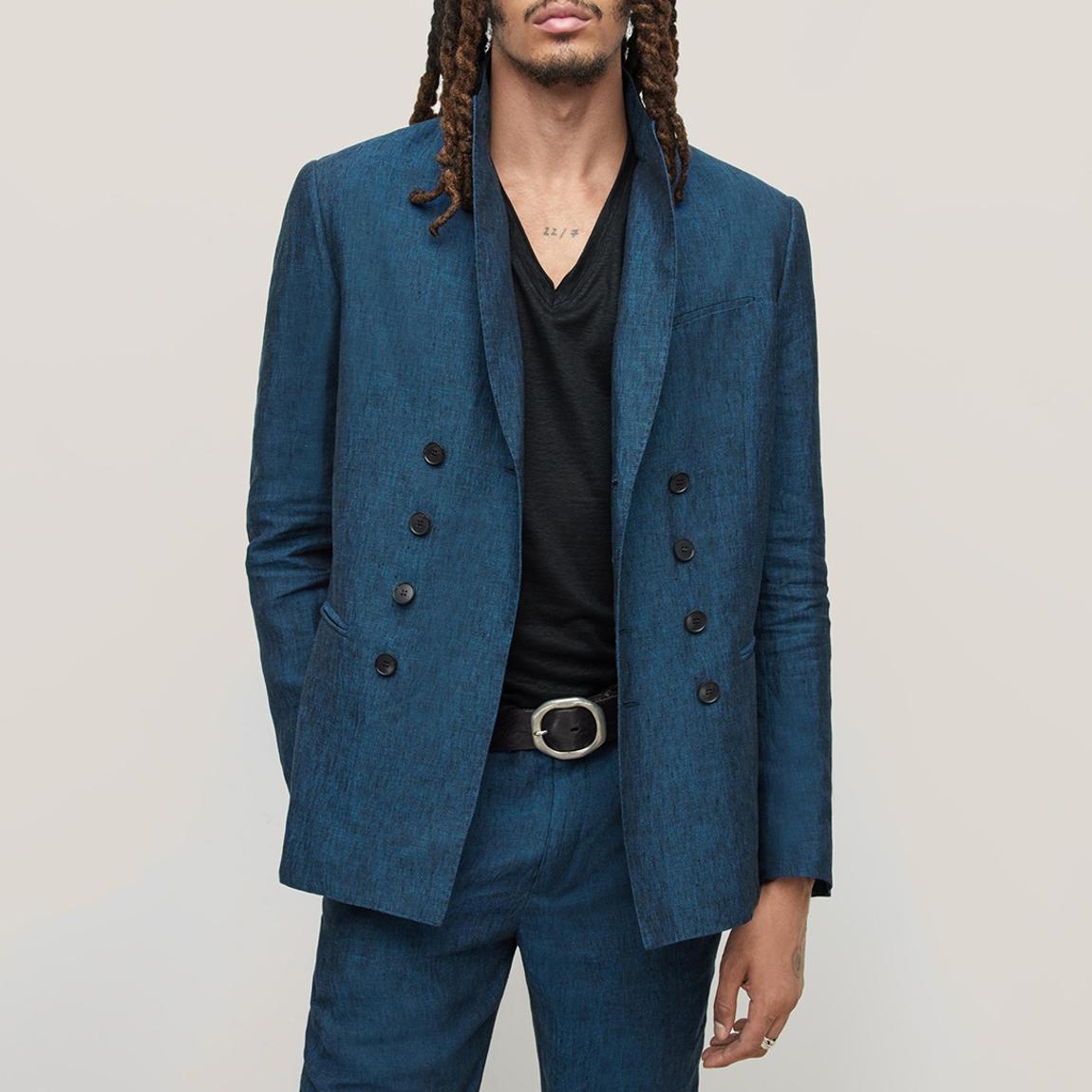 Blue Double Breasted Jacket main product photo