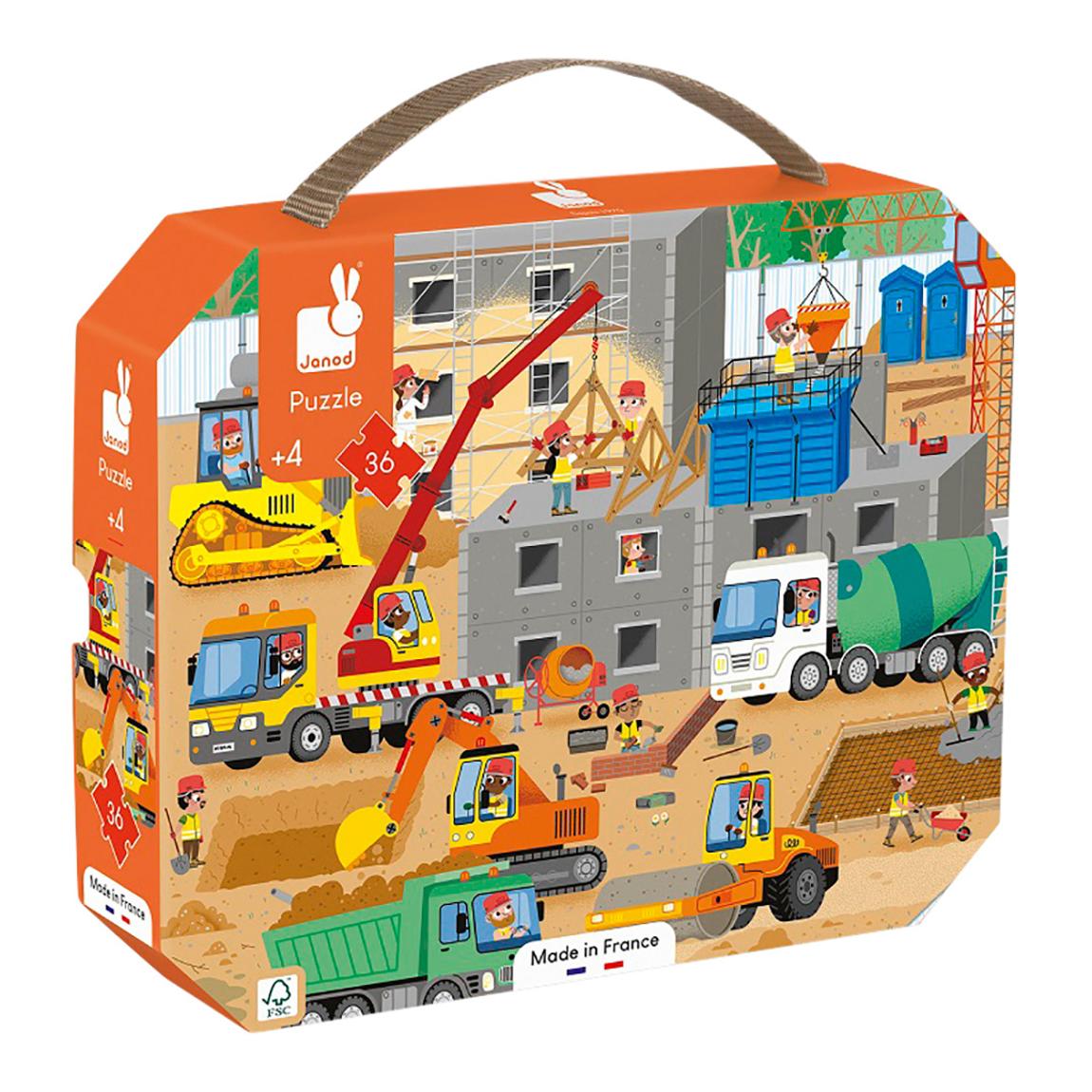 Puzzle Construction Site, 36 Pieces main product photo