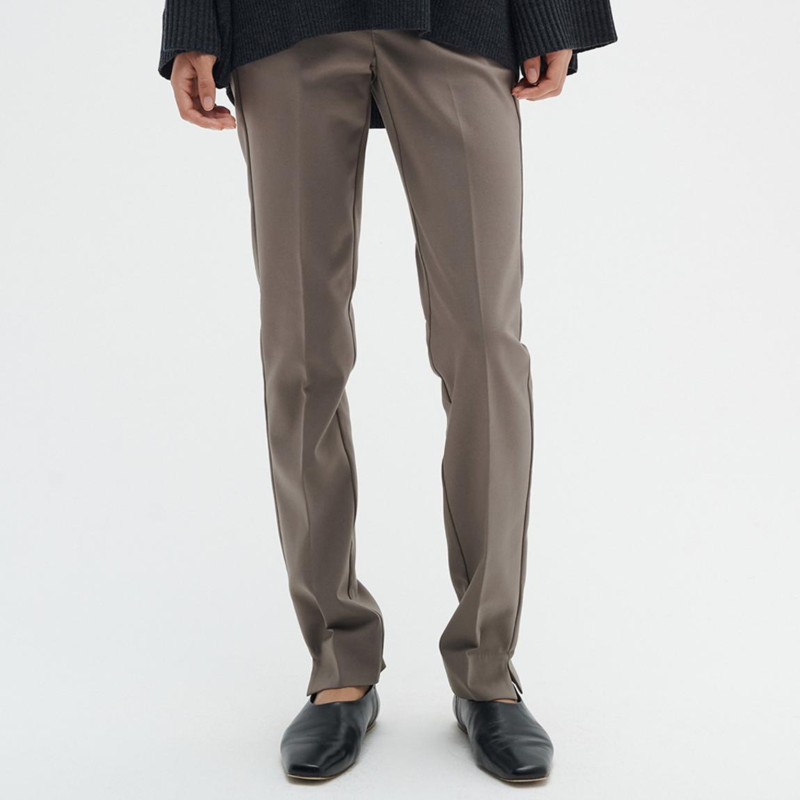 Taupe Zella Cotton Blend Trousers main product photo