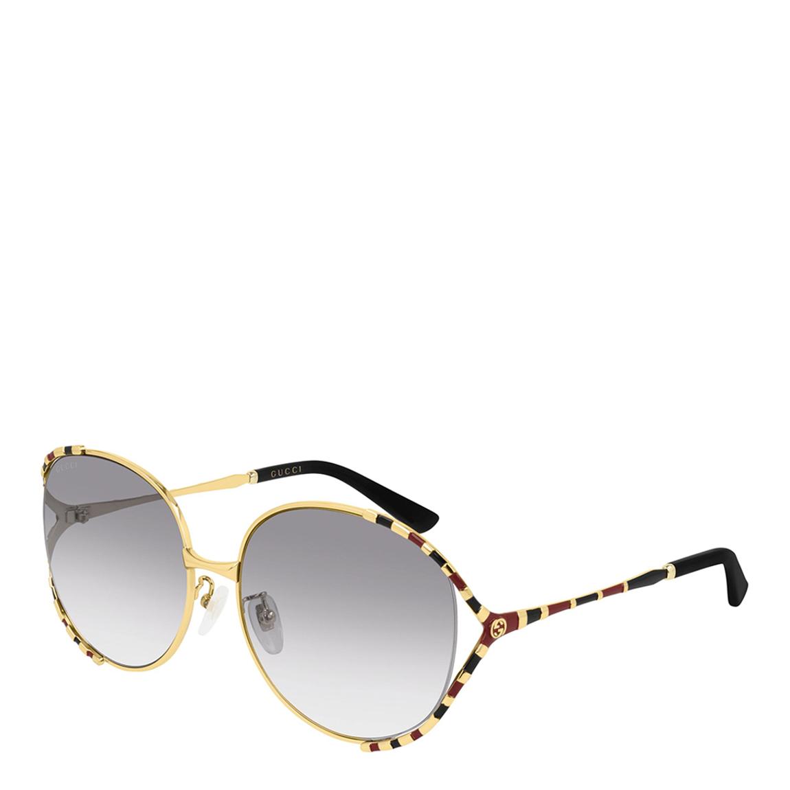 Women's Grey/Multi Gucci Sunglasses 64mm main product photo