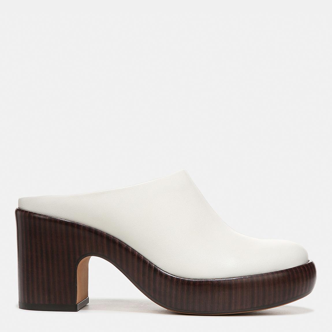 Women's Cream Navina Leather Mule main product photo
