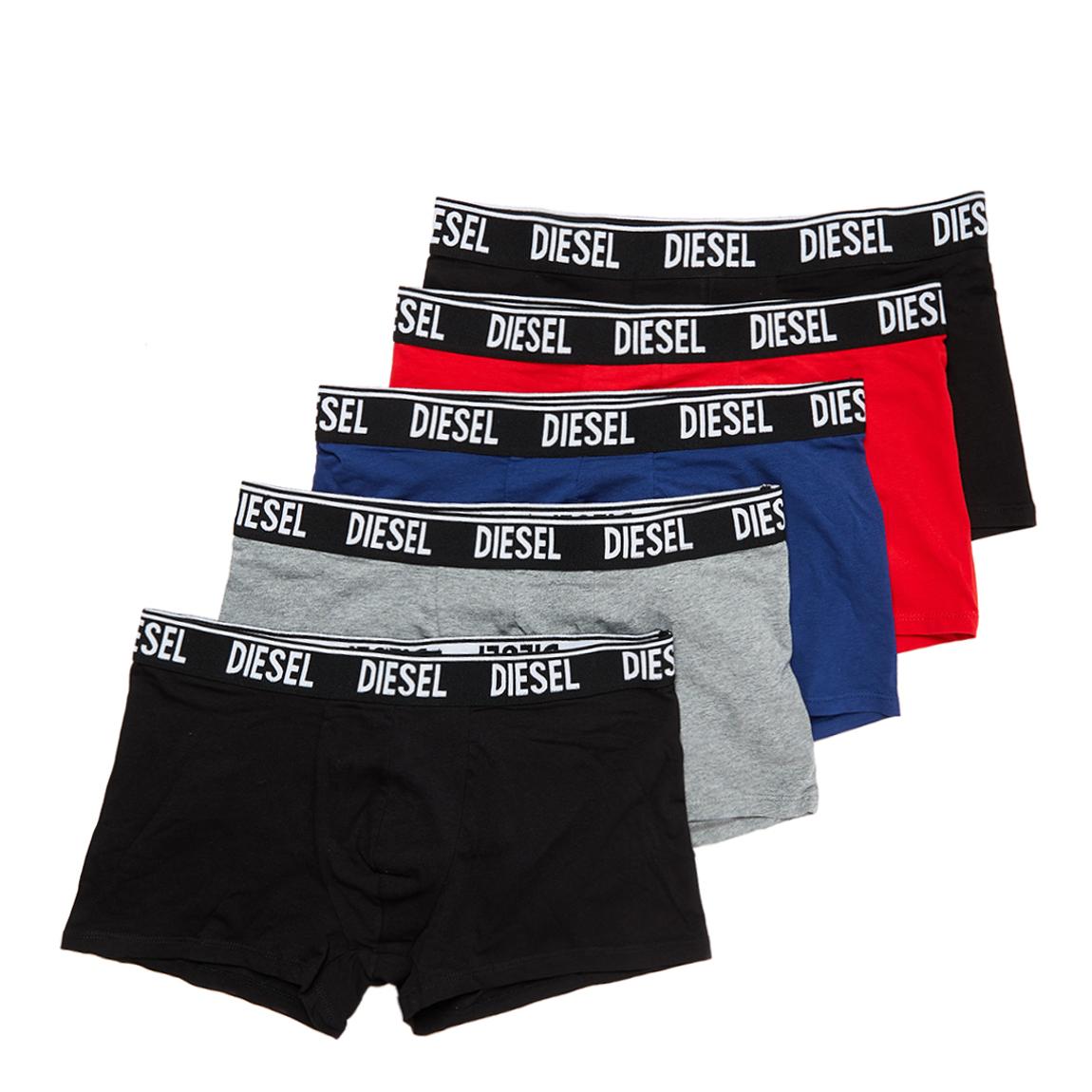 Black Multi 5 Pack Cotton Blend Trunks main product photo
