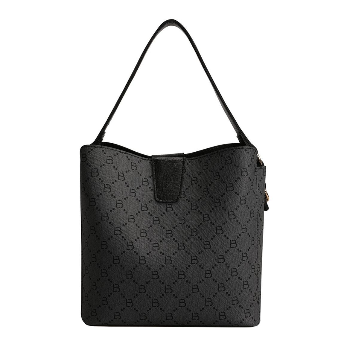 Grey & Black Shoulder Bag main product photo