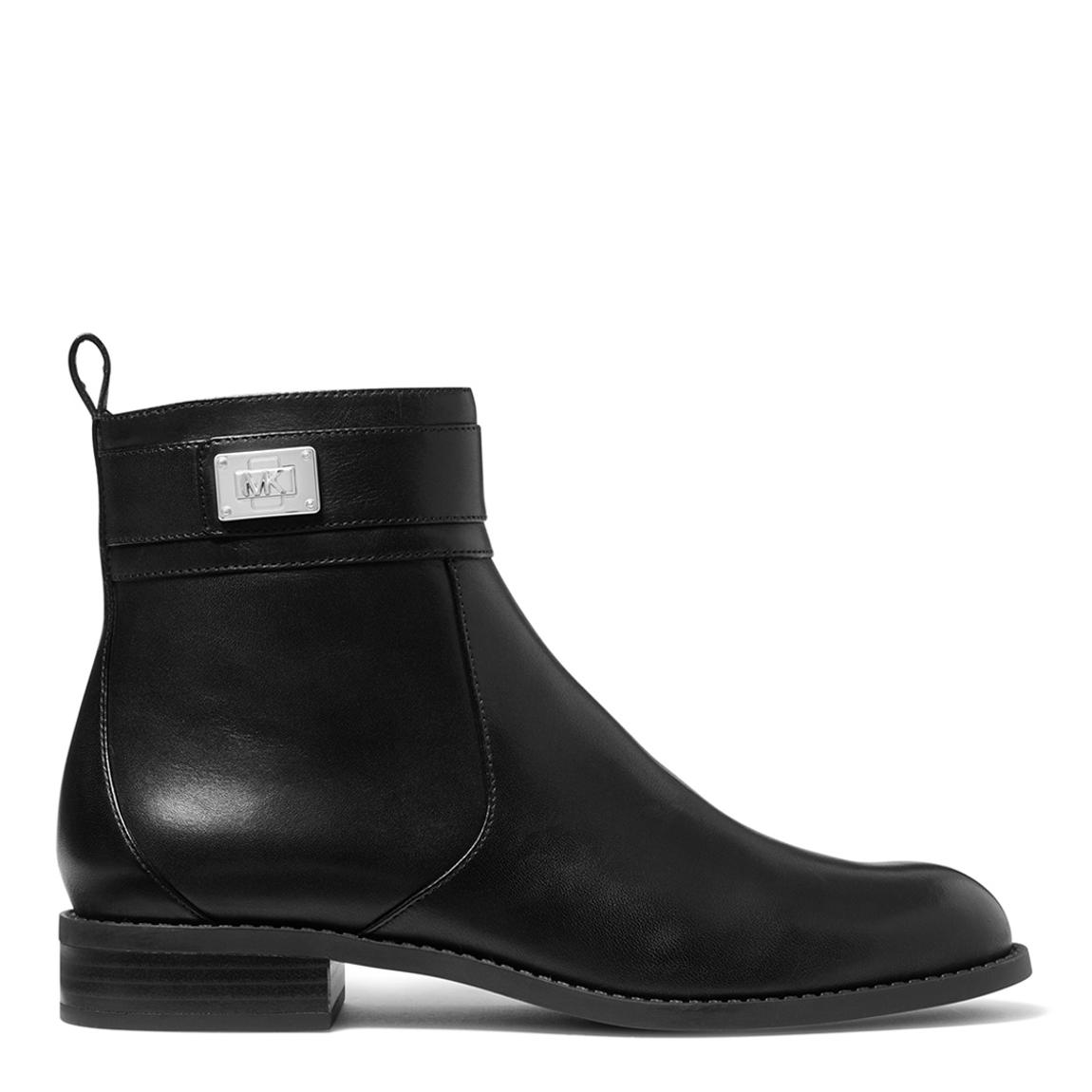 Black Padma Strap Flat Ankle Boot main product photo