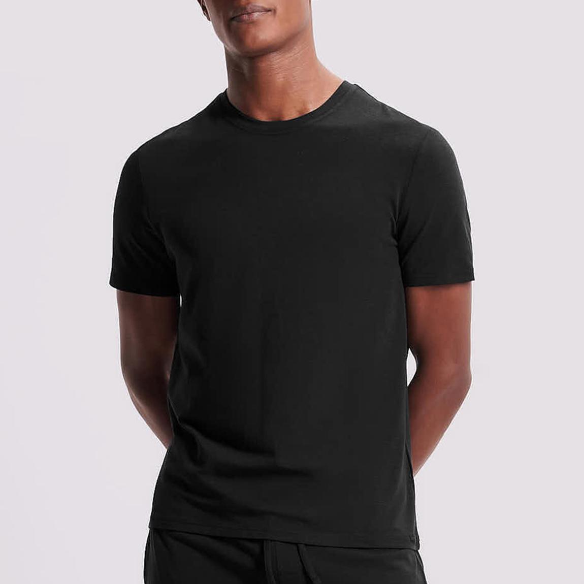 Black Relaxed Cotton Blend Top main product photo