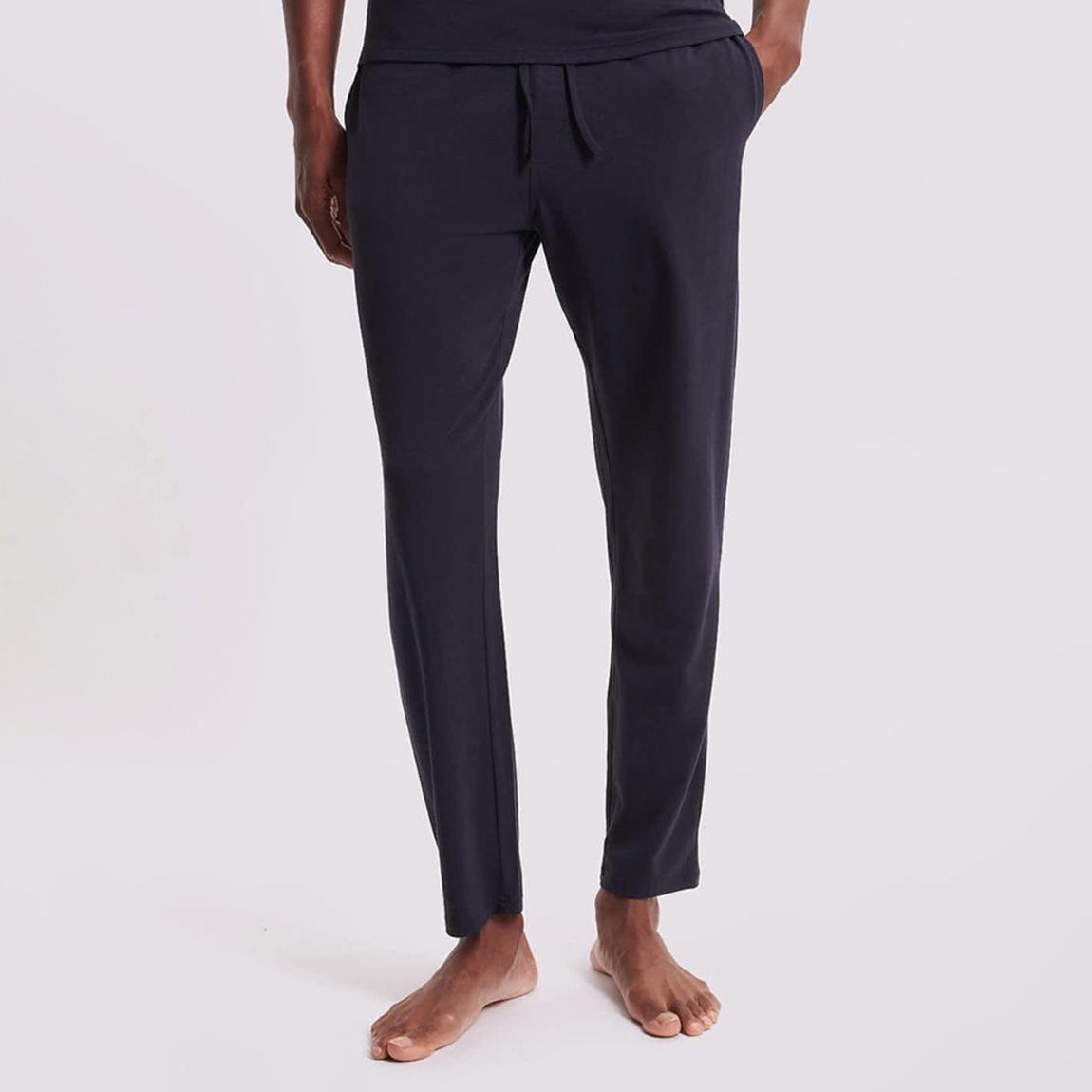 Navy Cotton Blend Joggers main product photo