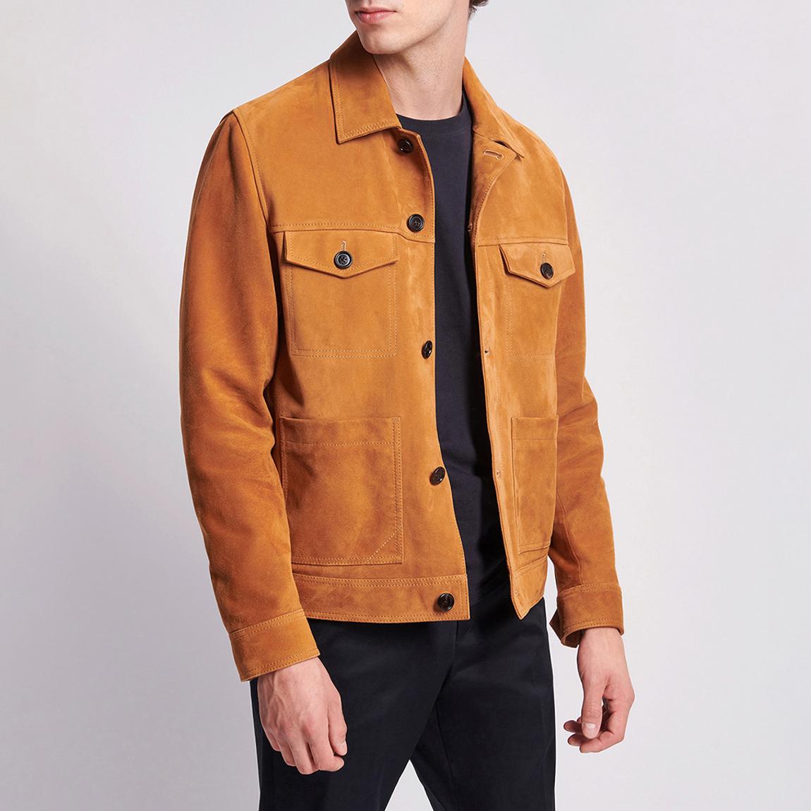 Camel Suede Jacket main product photo